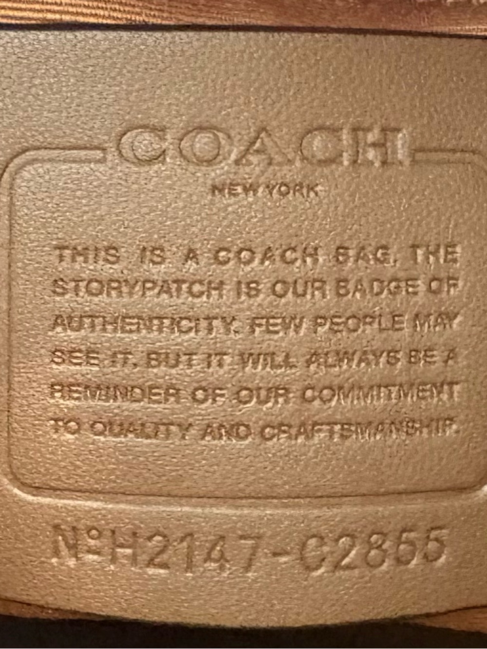 Coach Rori Shoulder Bag – Chalk Pebbled Leather & Signature Canvas - Picture 7 of 7
